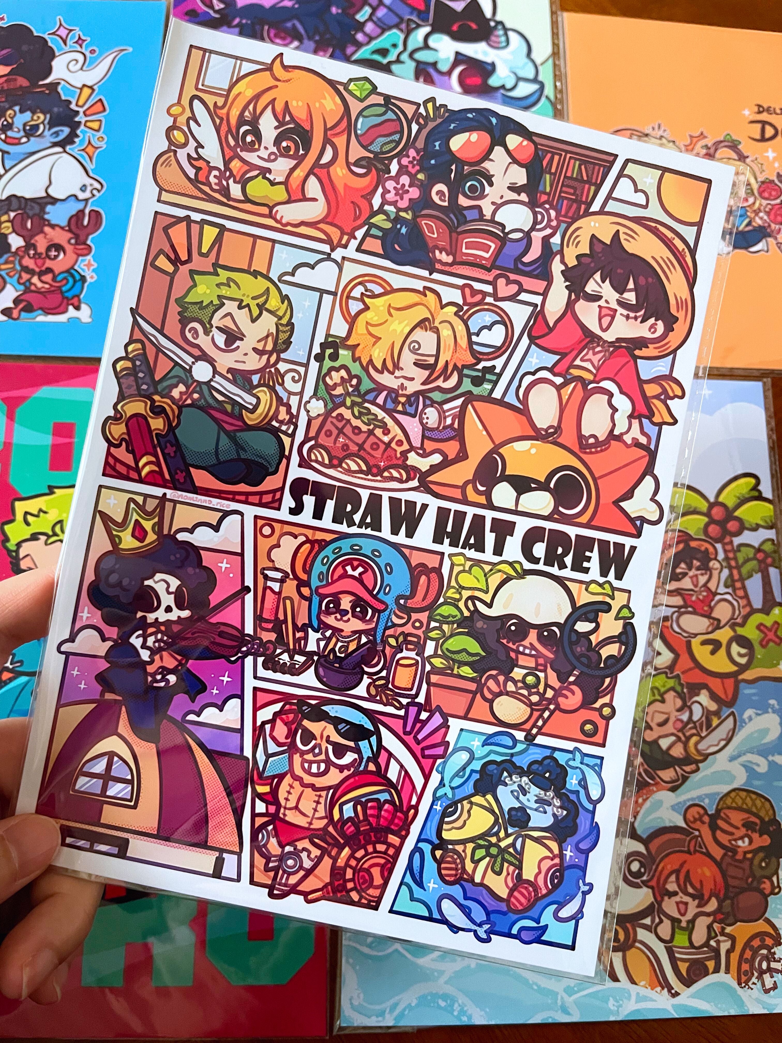 Straw Hat Pirates Manga Print 主图