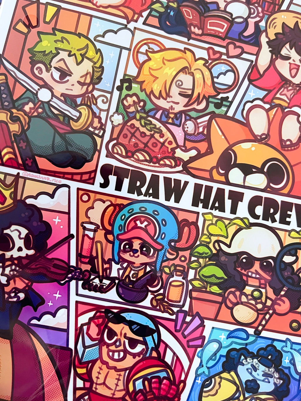 Straw Hat Pirates Manga Print