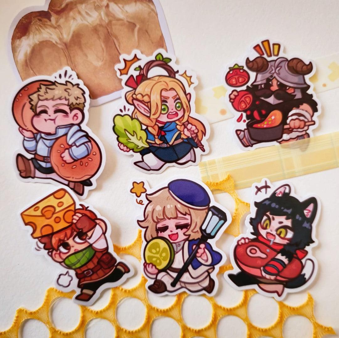 Delicious in Dungeon Stickers Main image