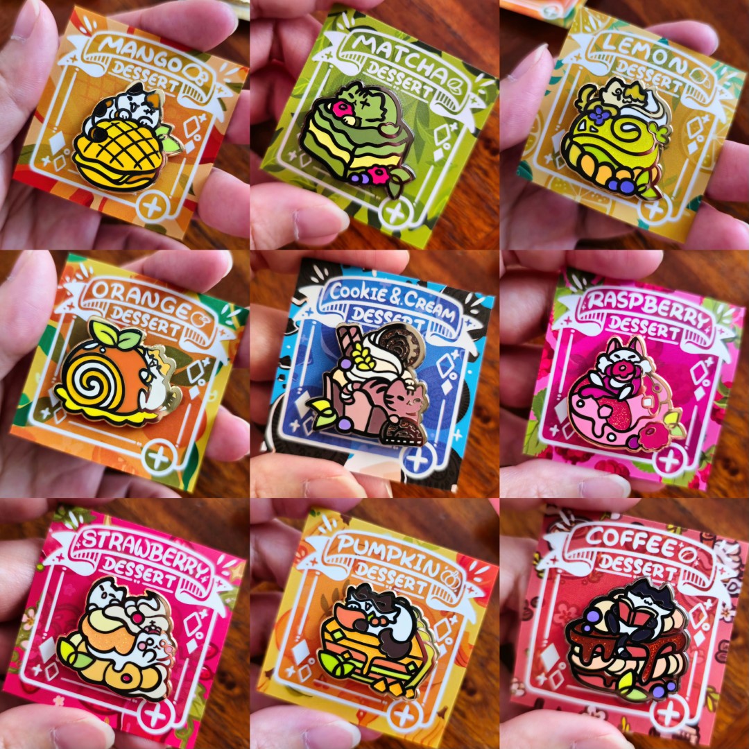 Boba Neko & Dessert Pin Gacha Secondary image