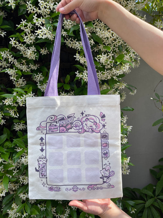 Boba Neko Drink Menu & Dessert Tote Bag