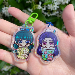 Maomao & Jinshi Boba Keychain