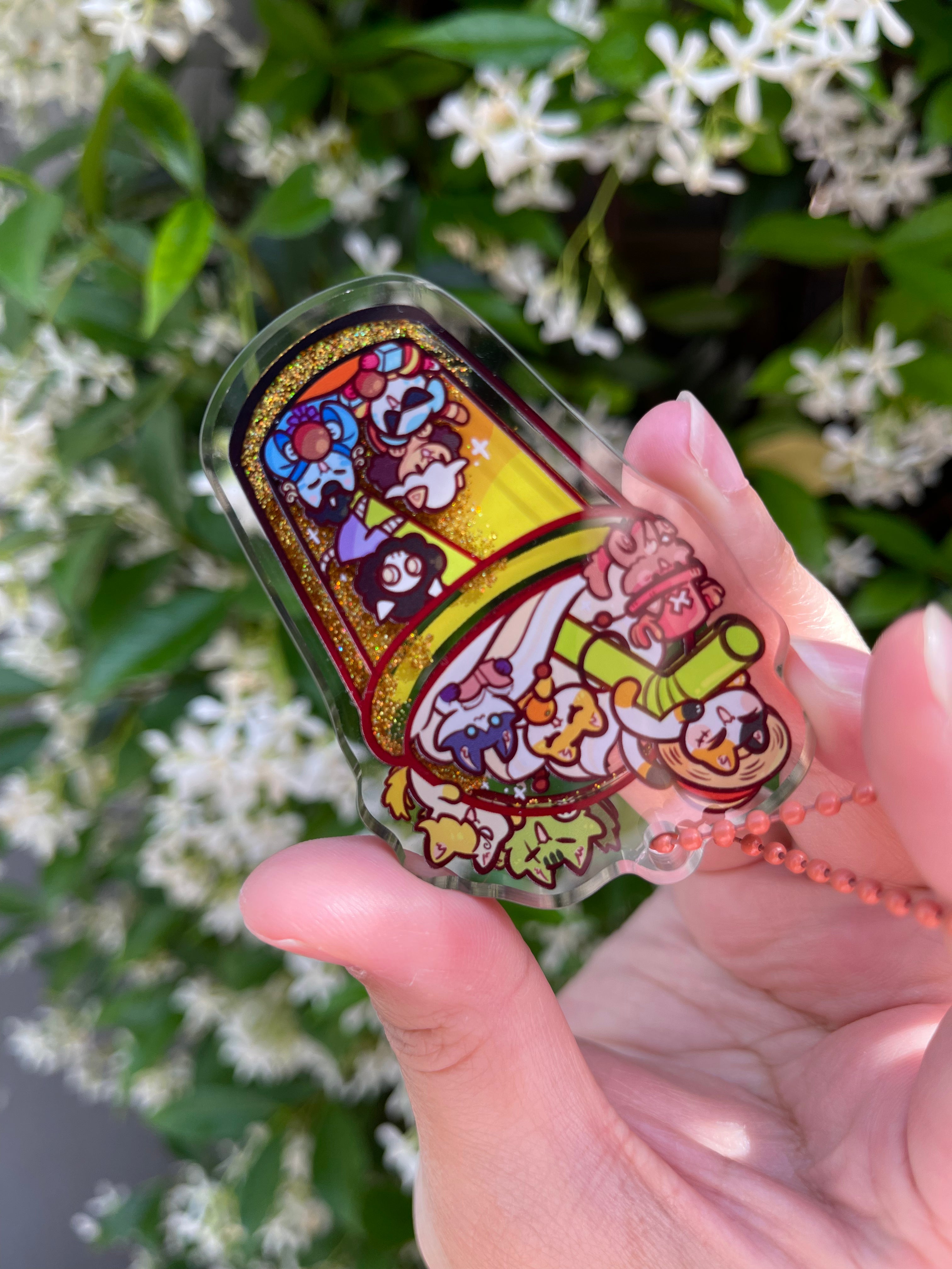 Boba Neko Keychain Secondary image