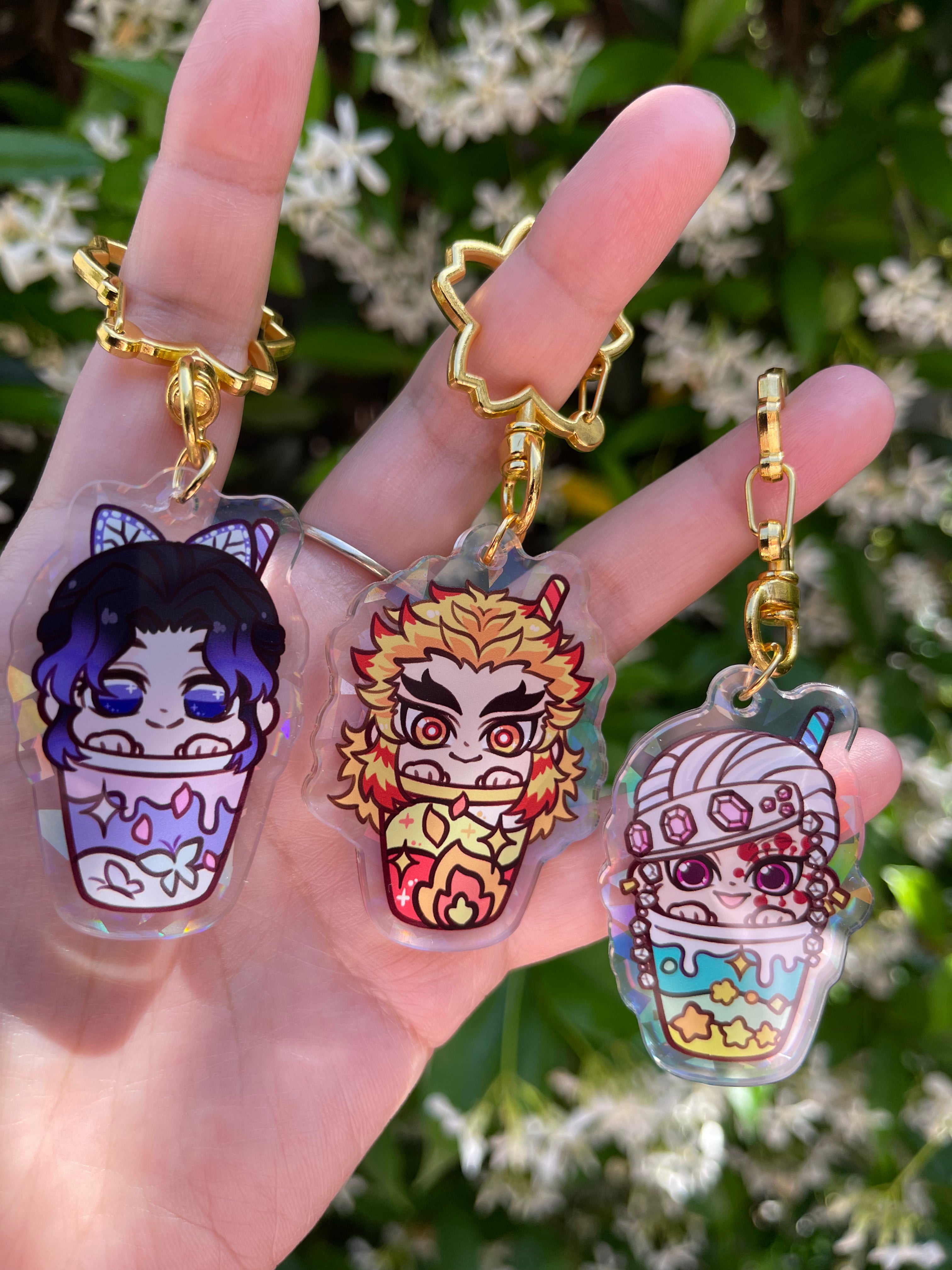 Demon Slayer Hashira Boba Keychain Secondary image