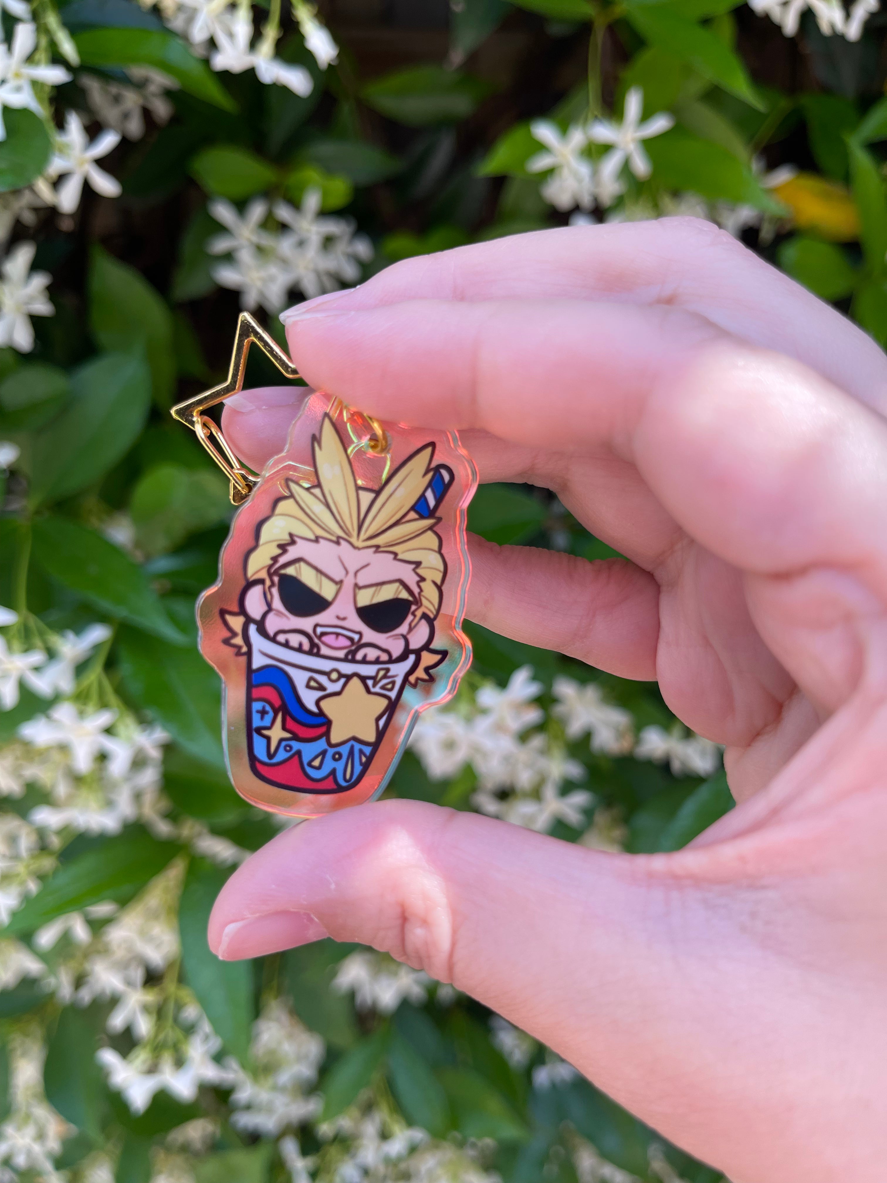 MHA Boba Keychain