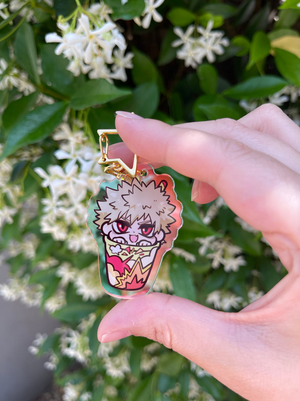 MHA Boba Keychain