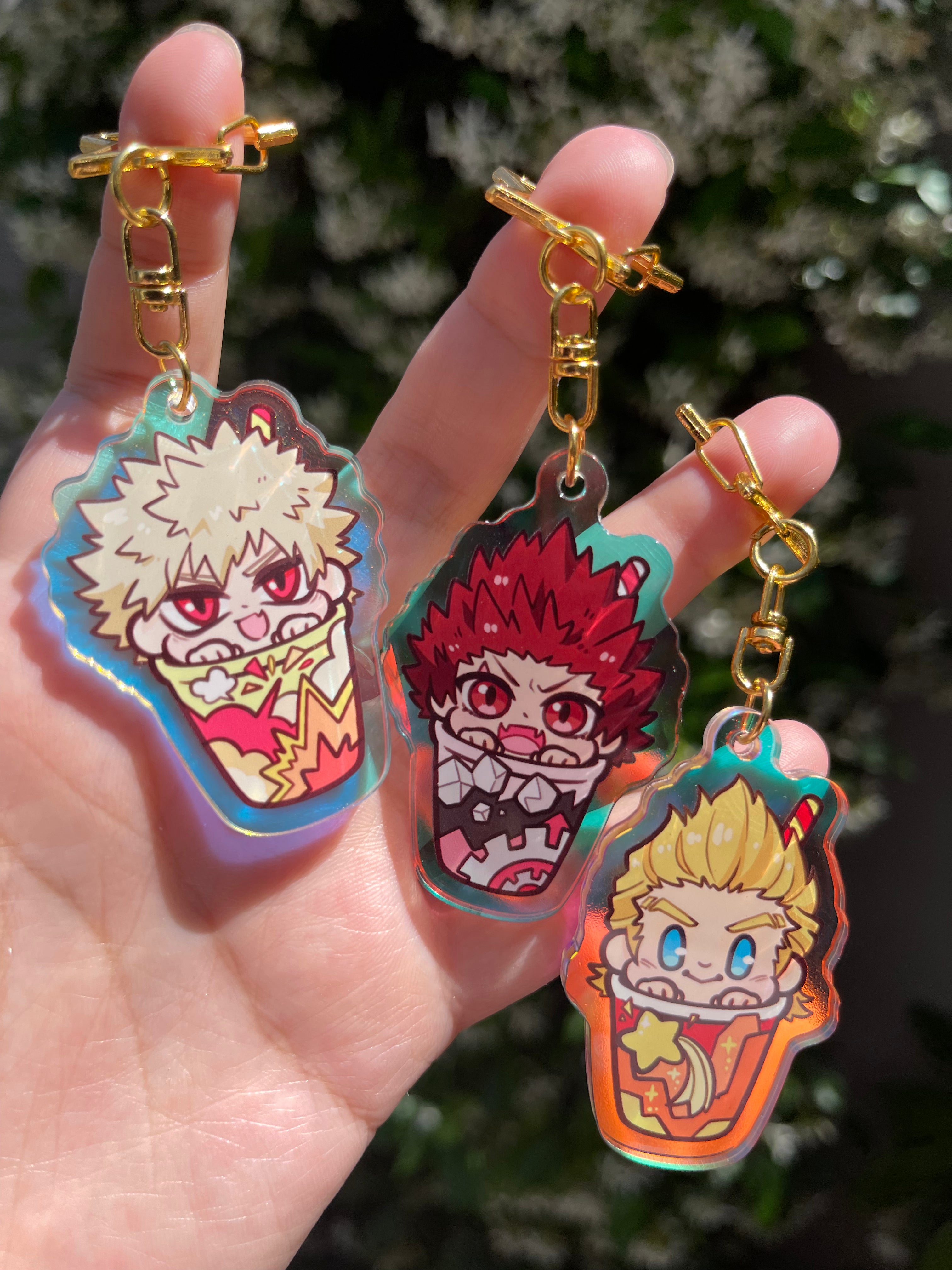 MHA Boba Keychain Secondary image