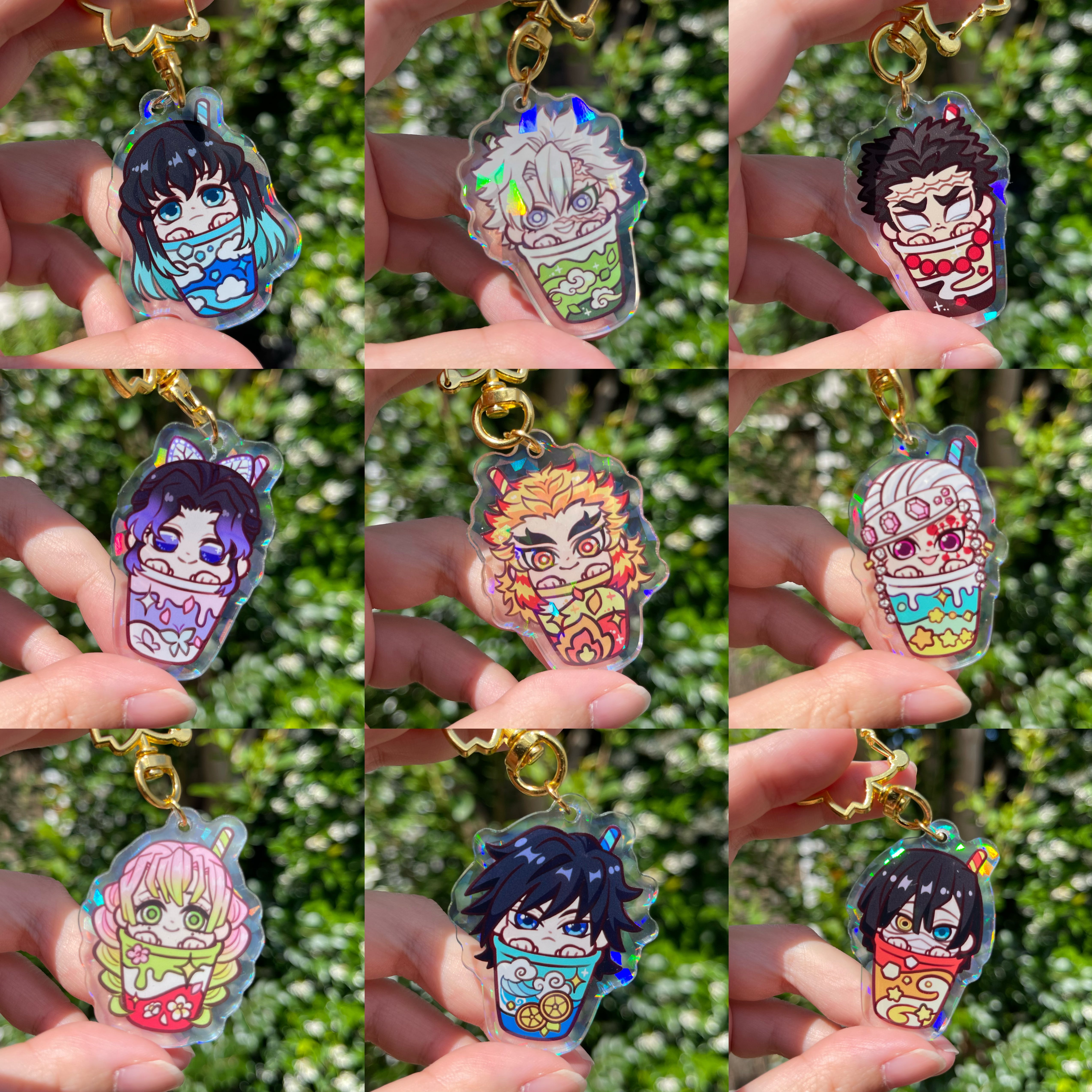Demon Slayer Hashira Boba Keychain Main image