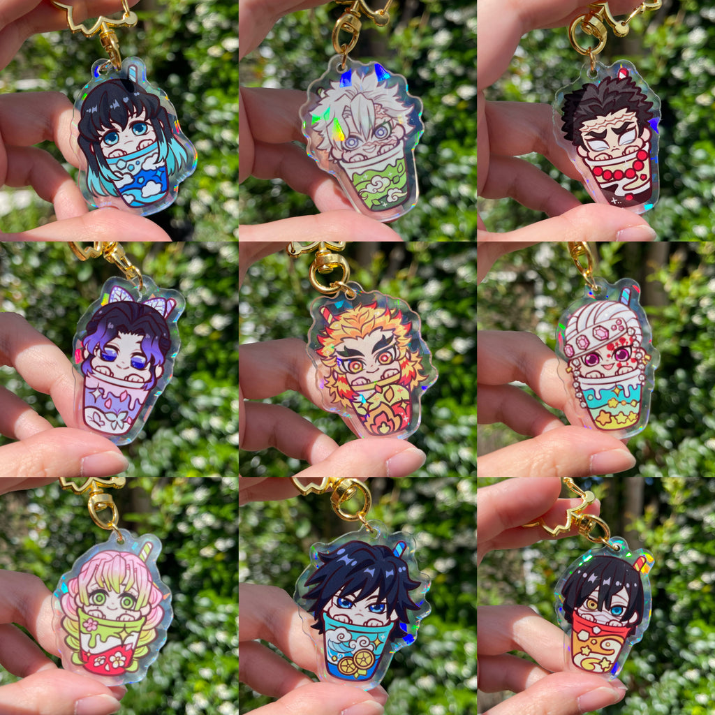 Demon Slayer Hashira Boba Keychain