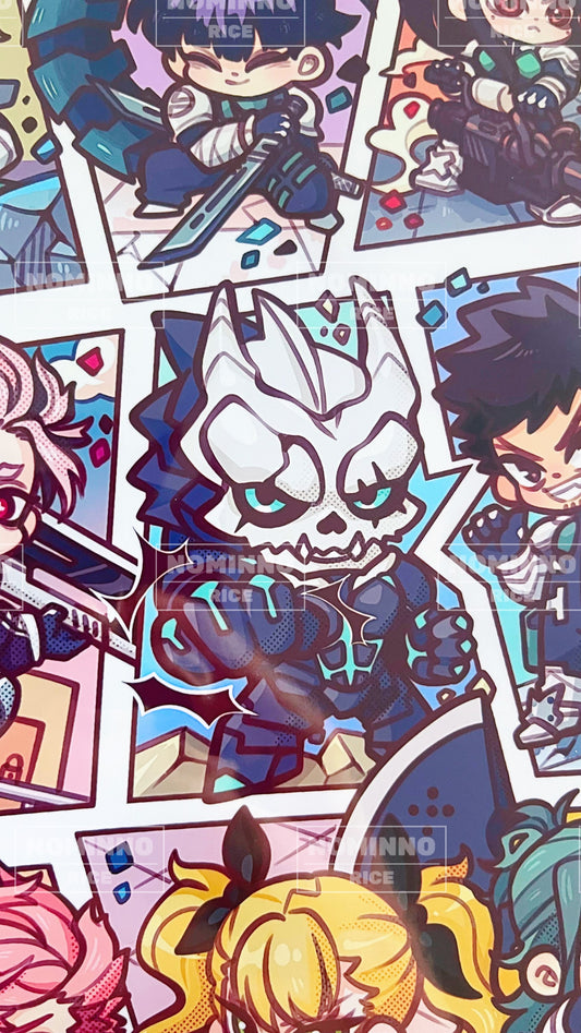Kaiju Manga Print
