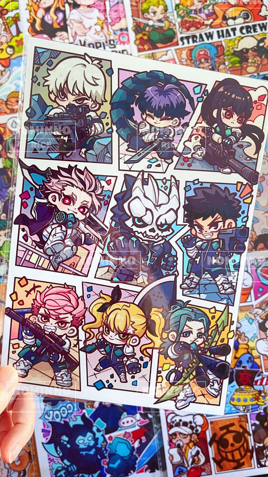 Kaiju Manga Print