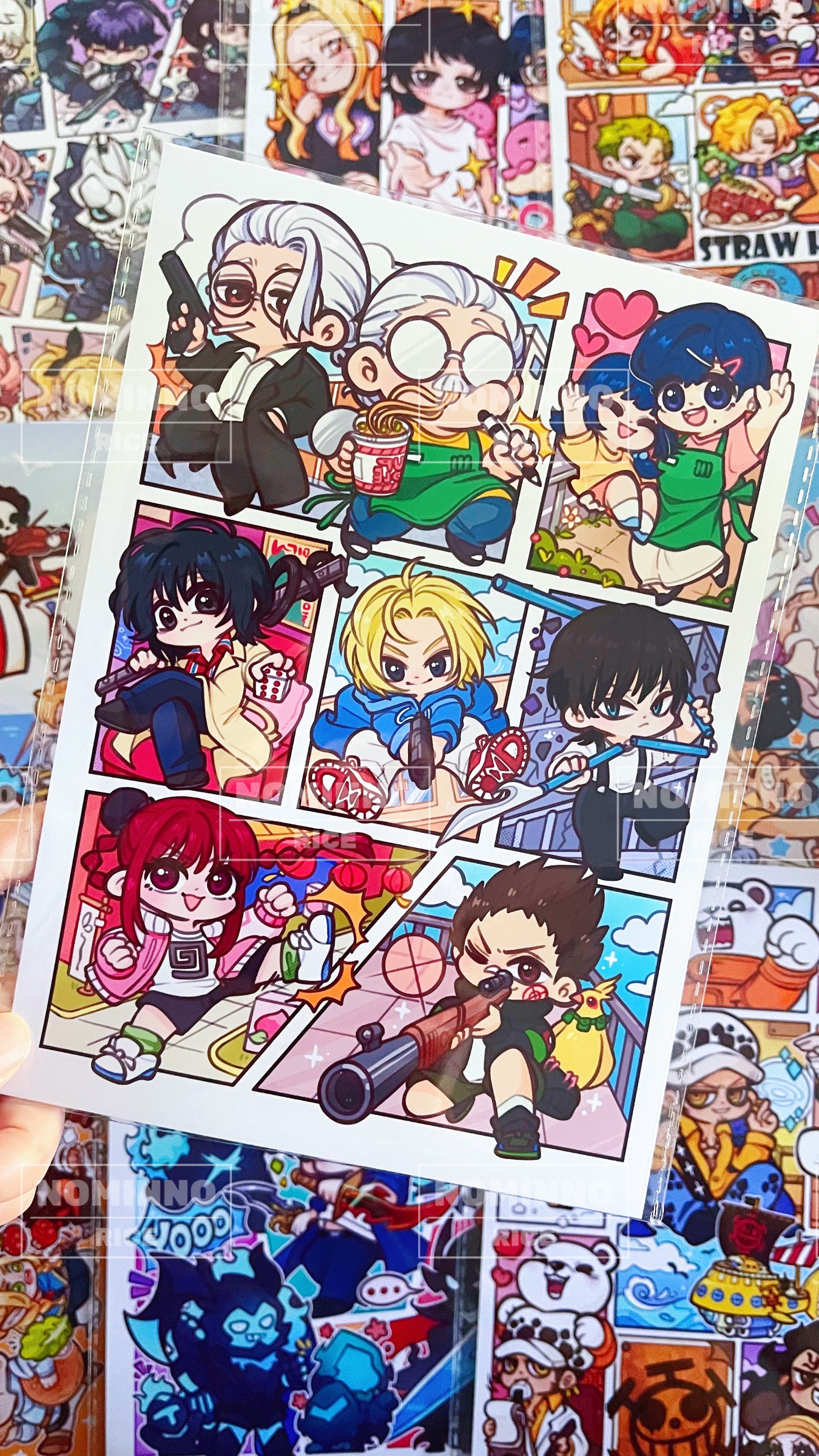 Sakamoto Manga Print Main image