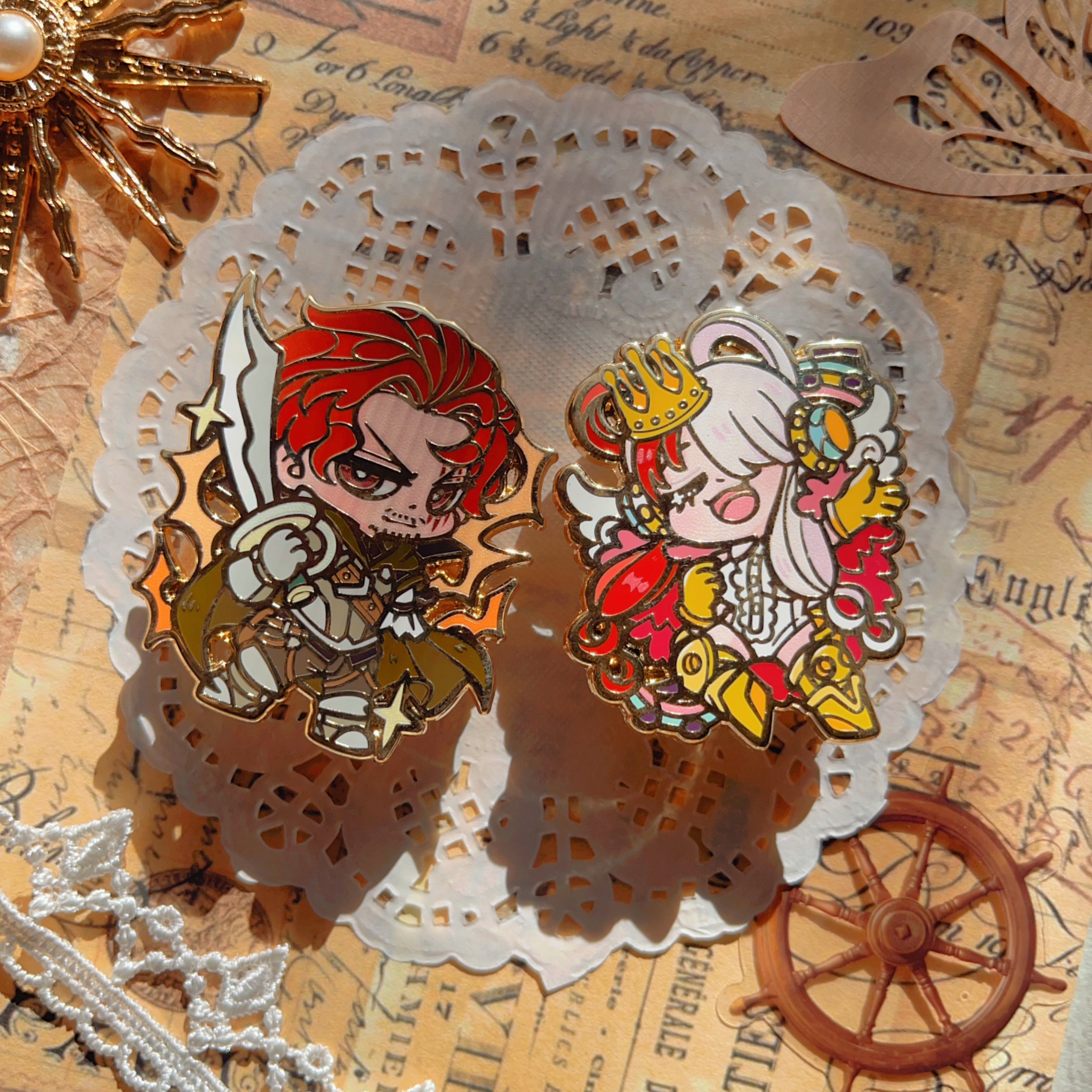 OP Dungeons & Pirates Pins