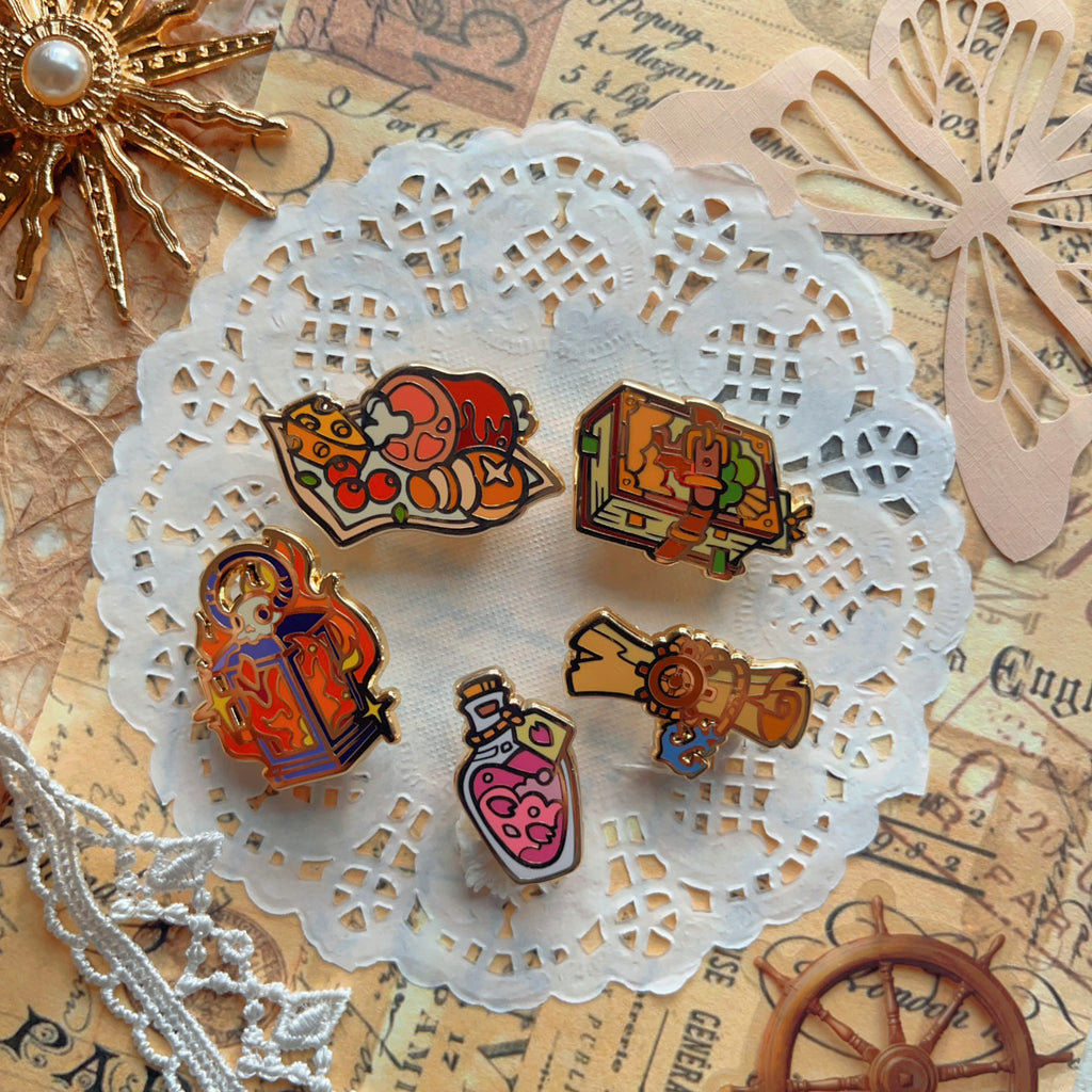 OP Dungeons & Pirates Mini Inventory Pins