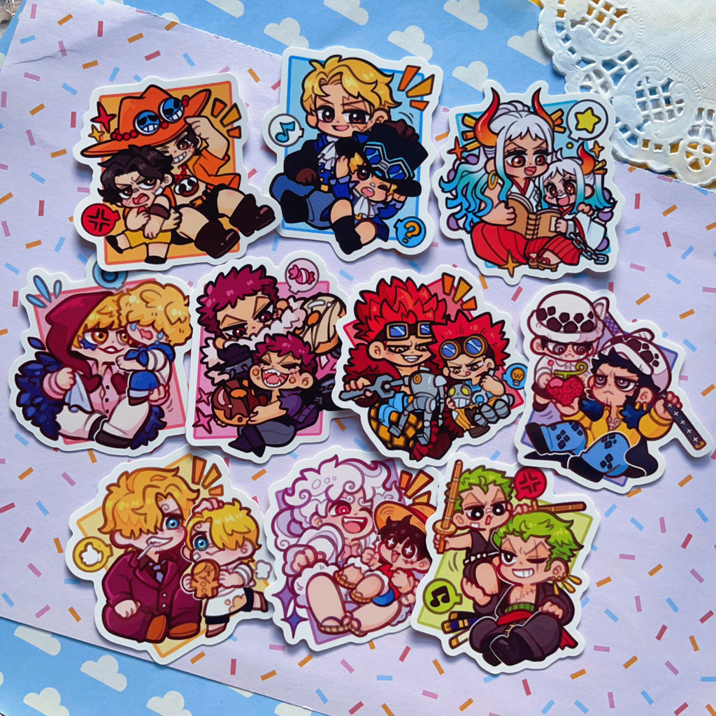 OP Past & Future Stickers