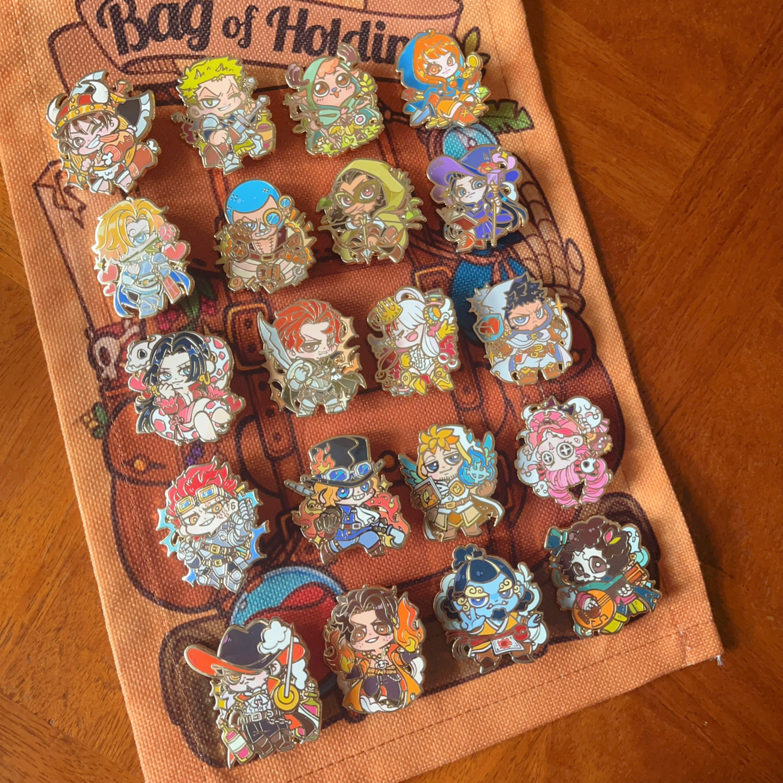 Bag of Holding Pin Banners