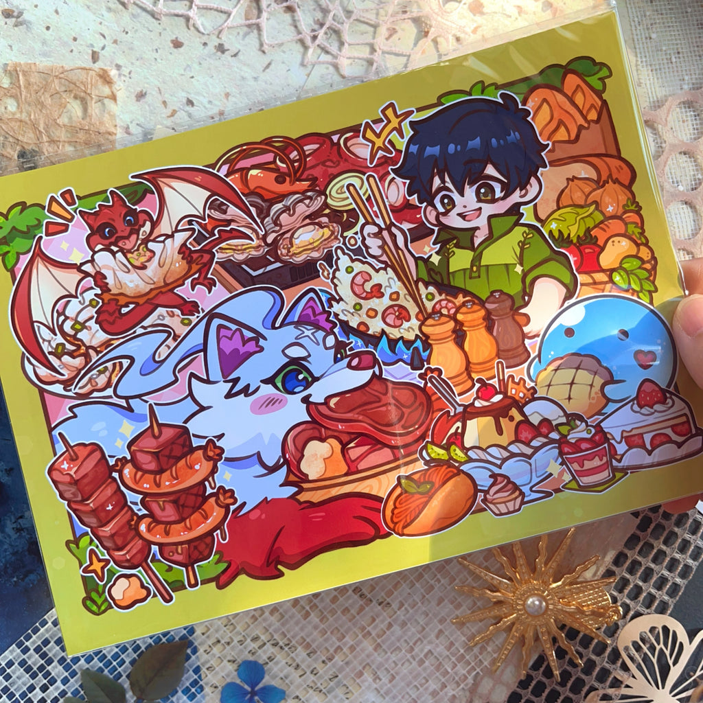 Campfire Cooking Print