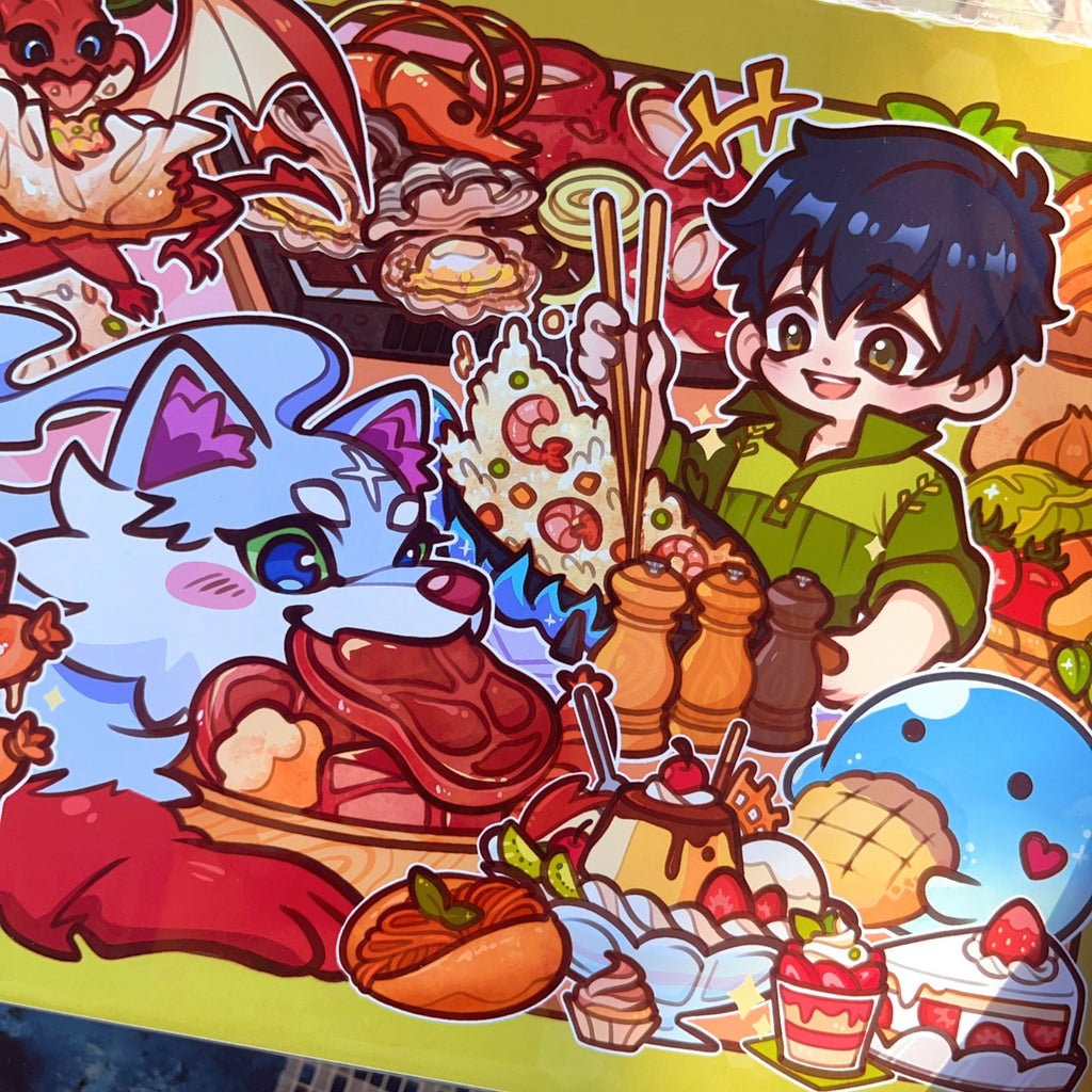 Campfire Cooking Print
