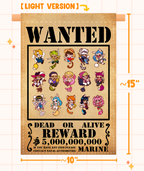 Wanted Poster Pin Banner
