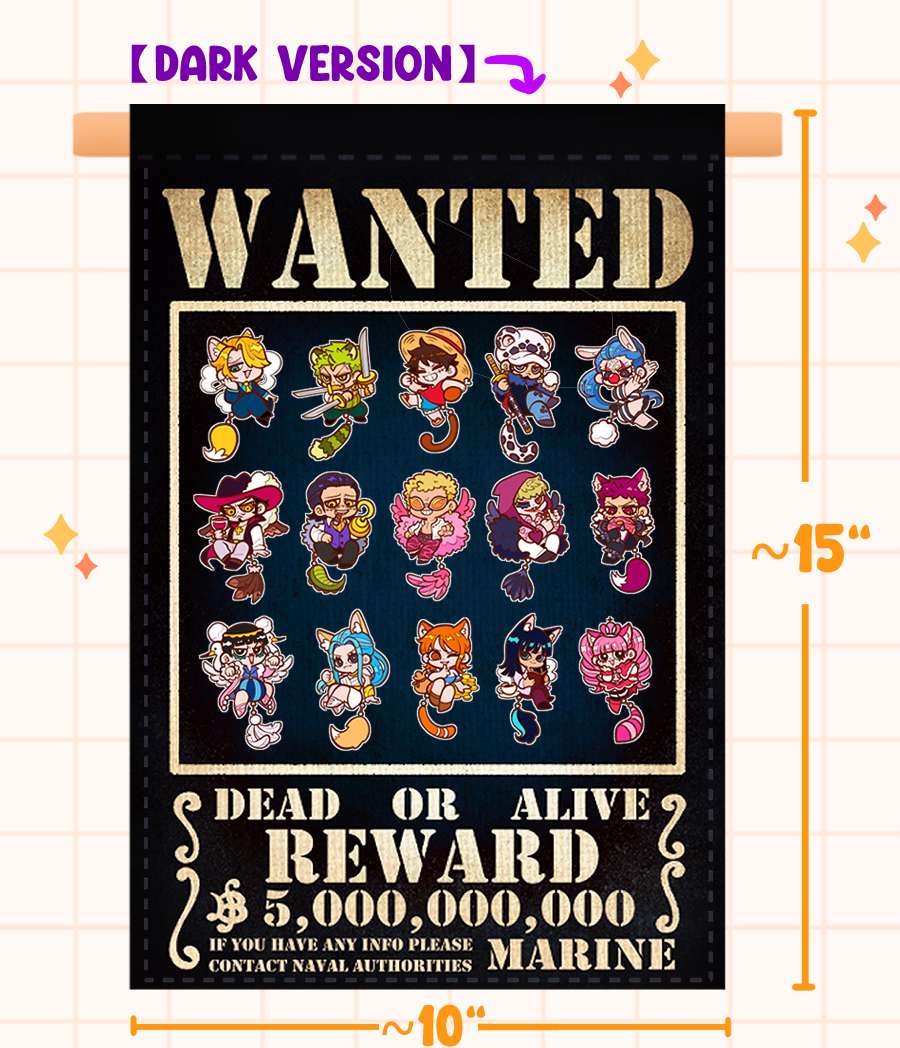 Wanted Poster Pin Banner Secondary image