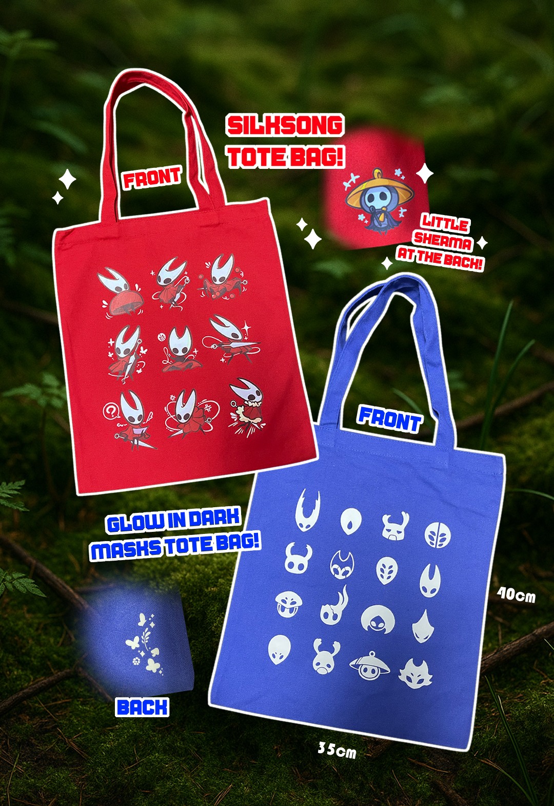 Silk Song Tote Bags