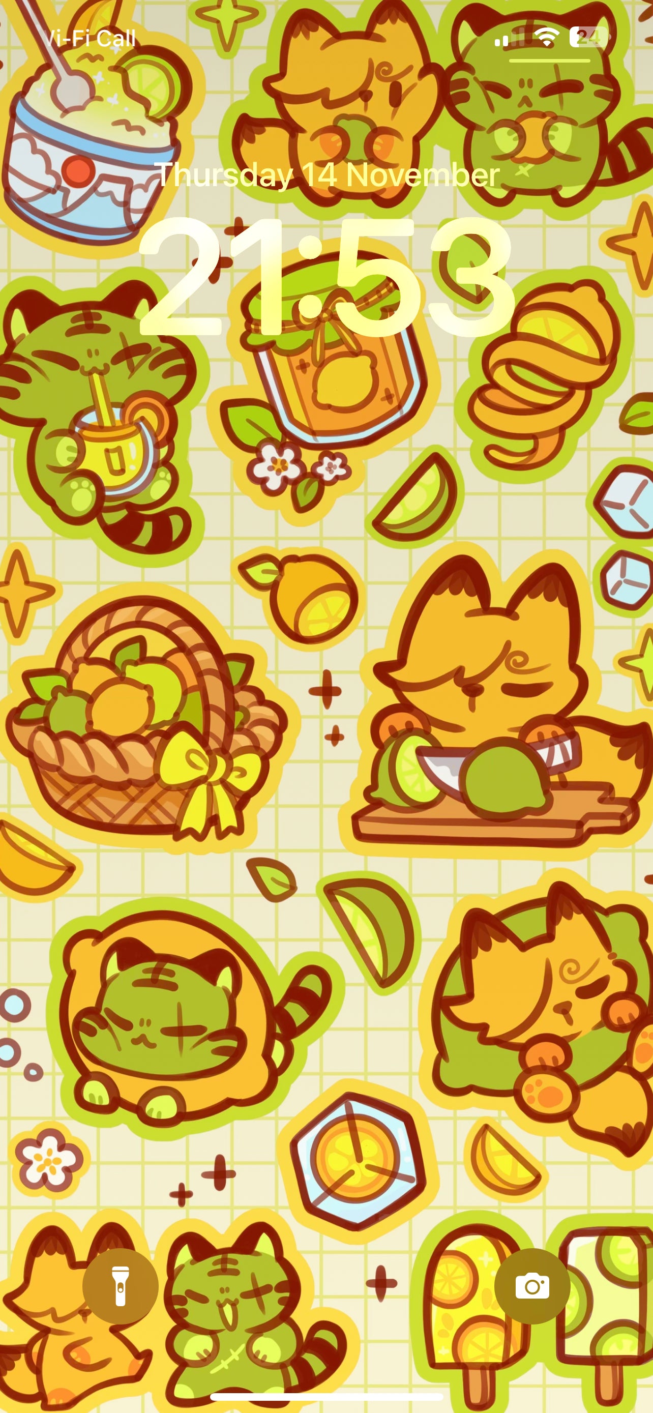 Lemon & Lime Wallpaper Main image