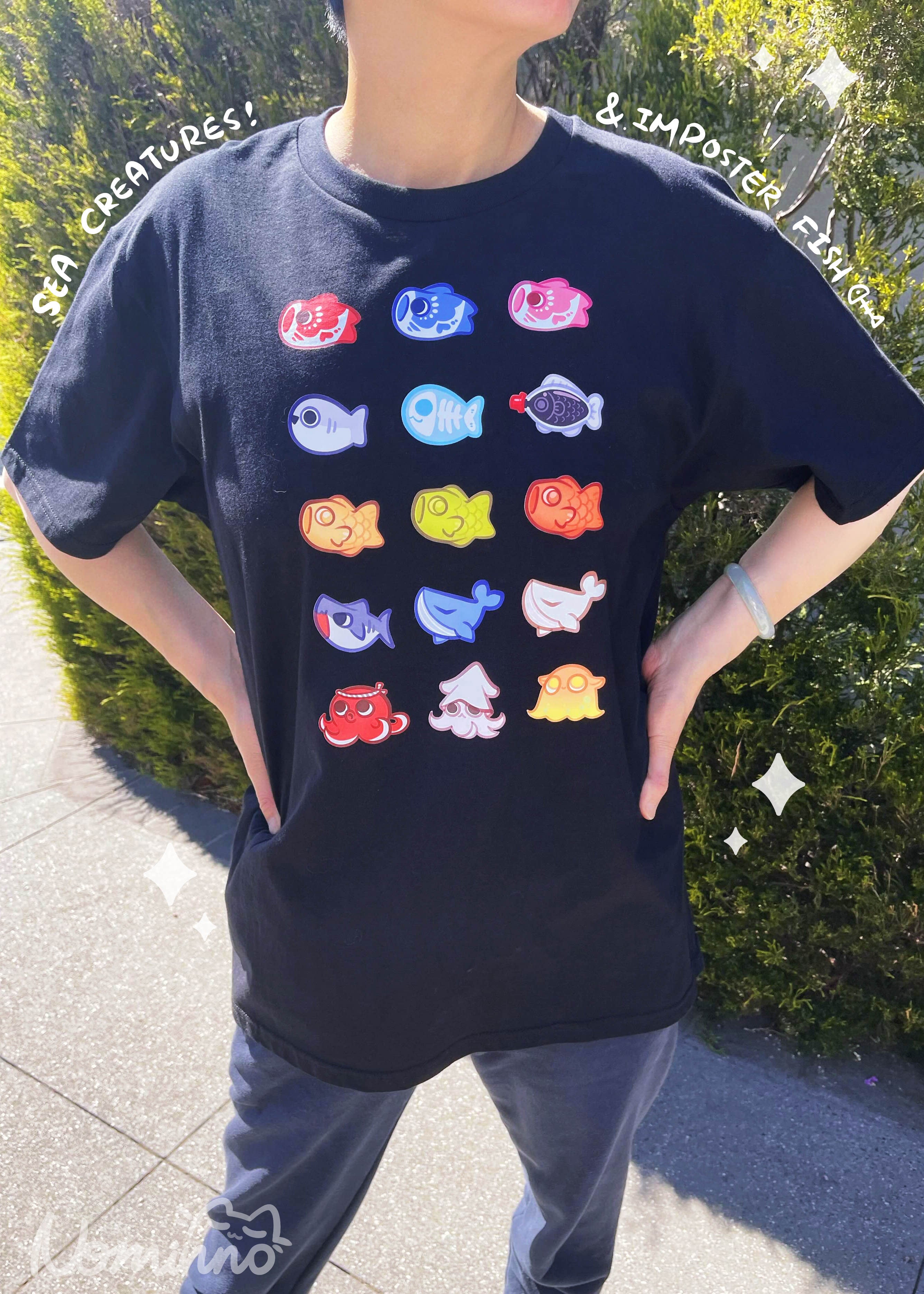 Sea Critters Oversized T-shirt サブ画像