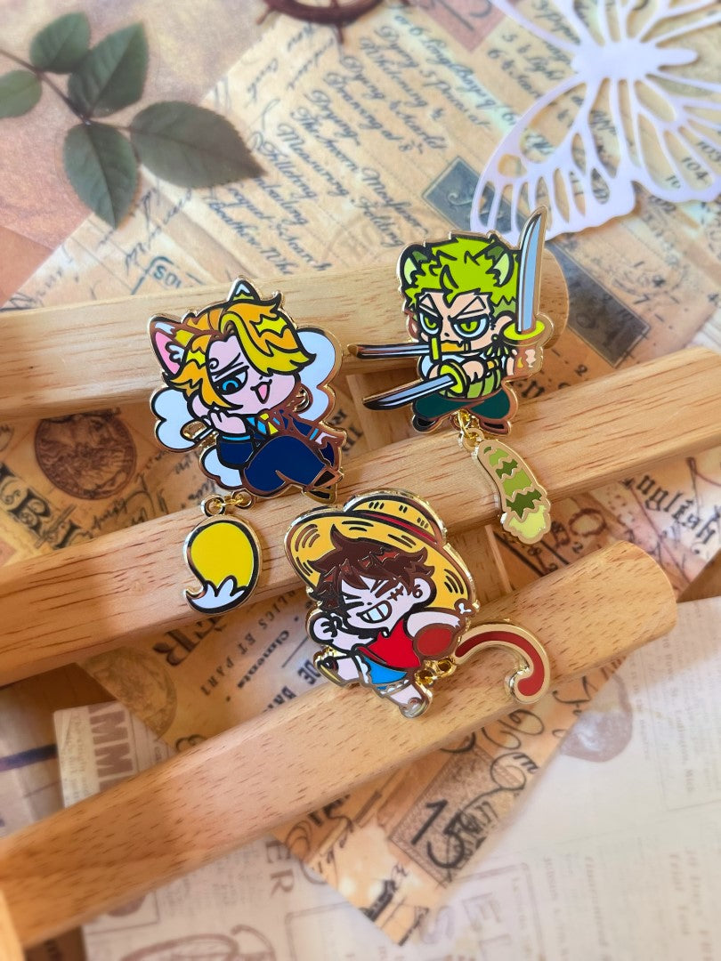 OP Dangle Pins Collection