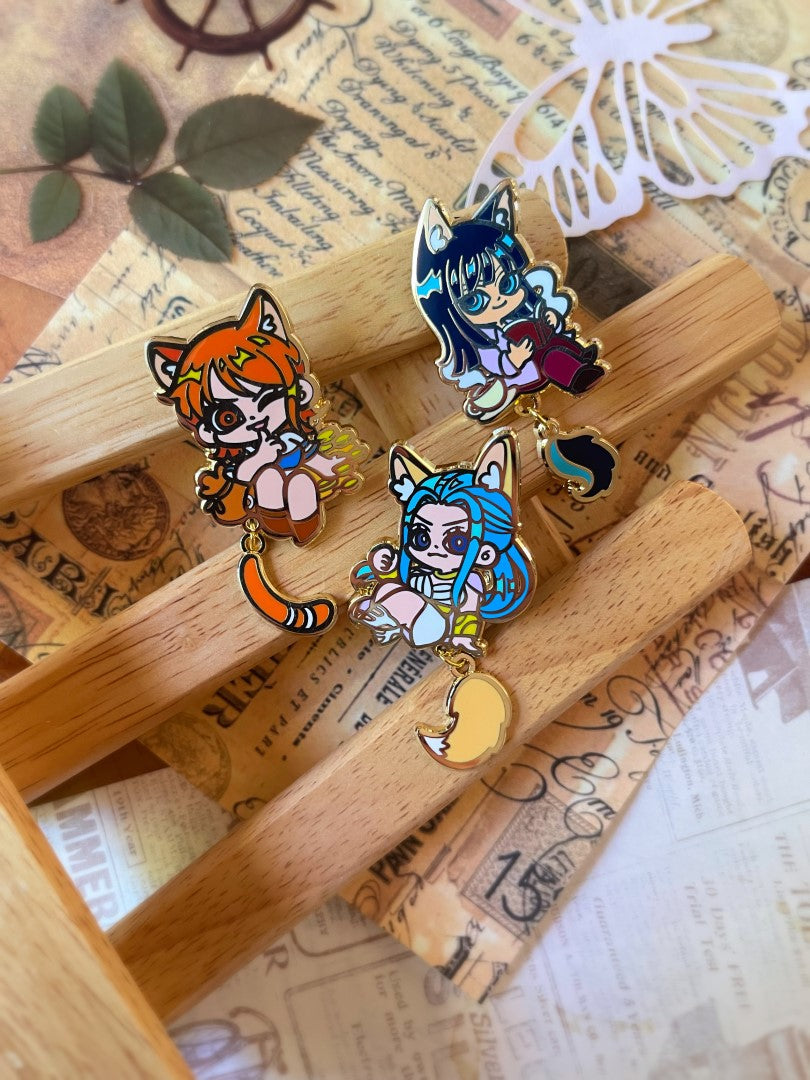 OP Dangle Pins Collection