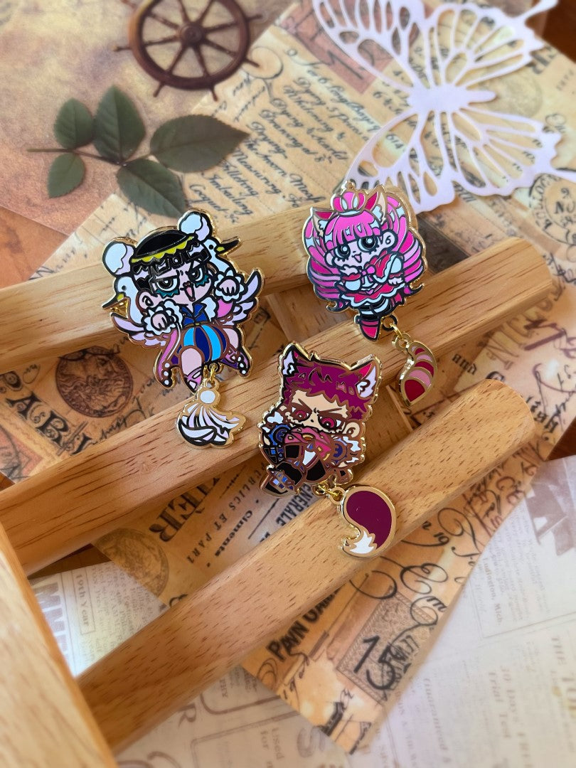 OP Dangle Pins Collection