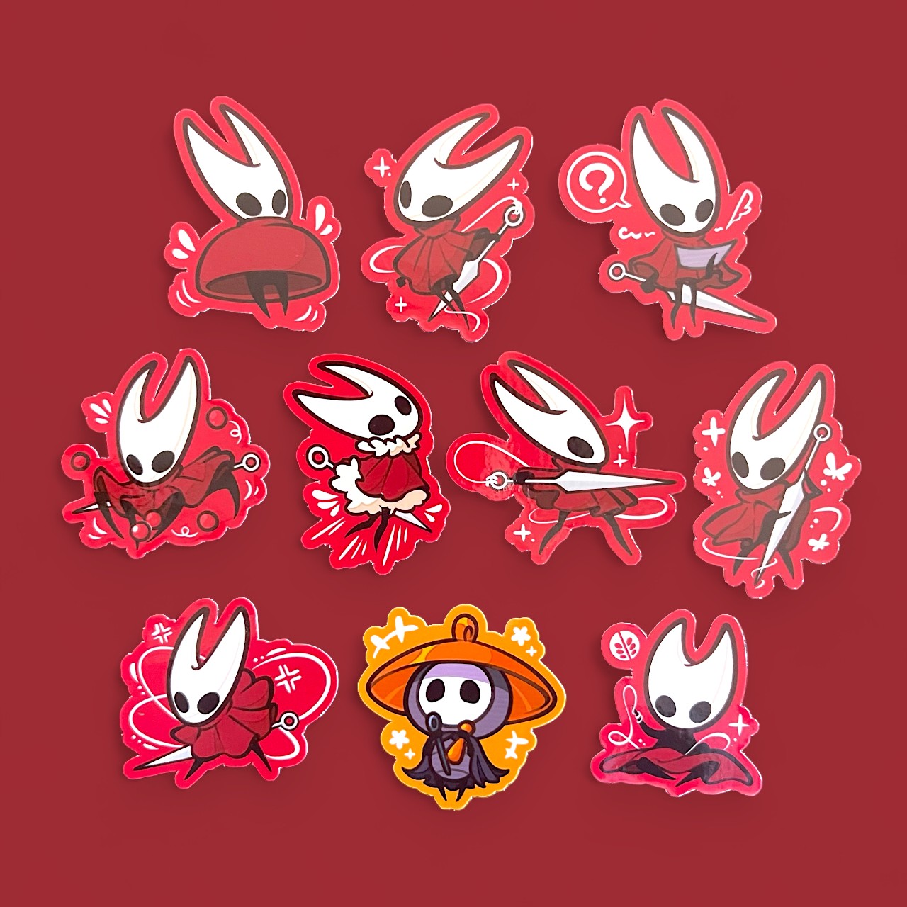 Silksong Sticker Set