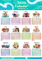 OP 2026 Digital Calendar & Monthly Planner