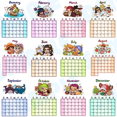 OP 2026 Digital Calendar & Monthly Planner