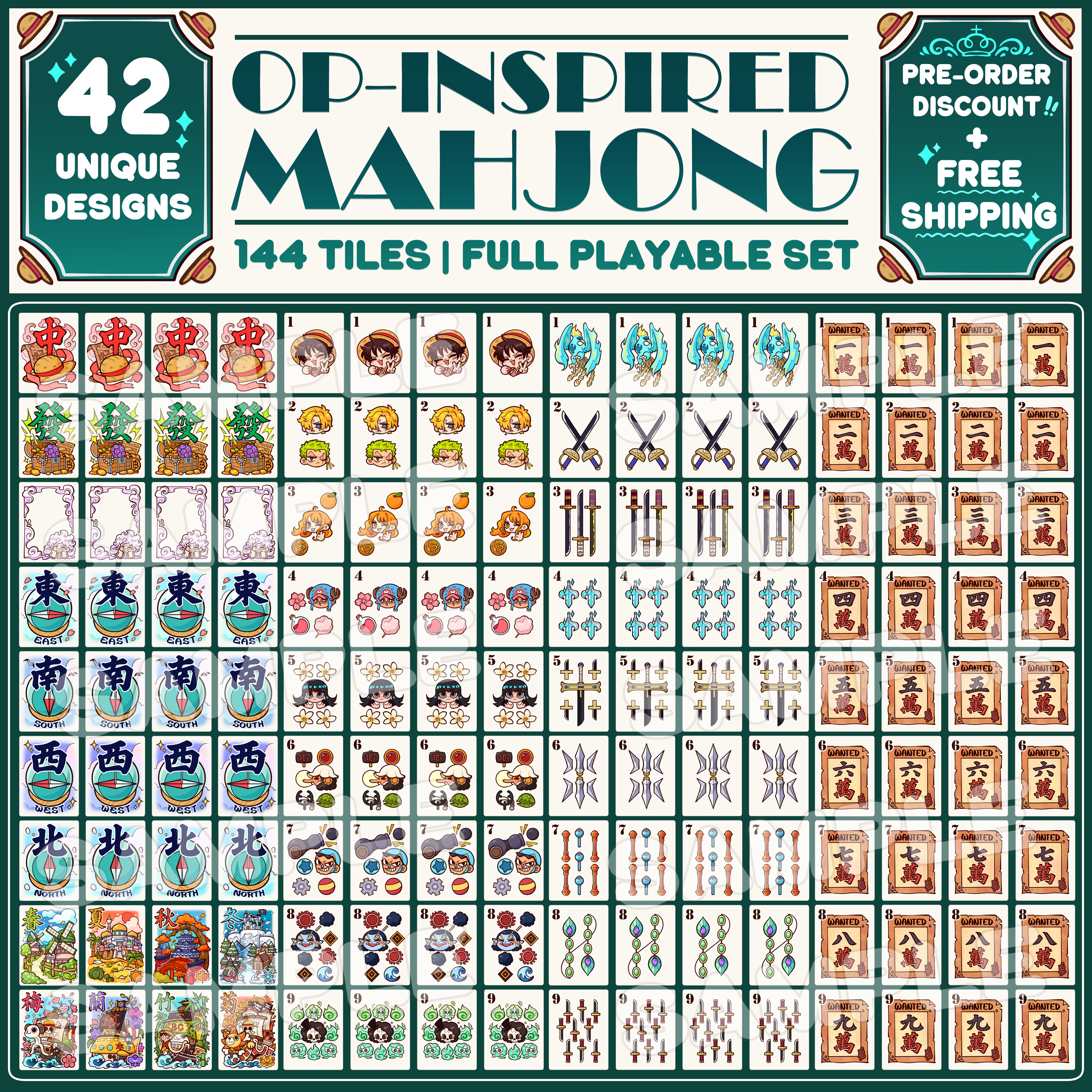 【PRE-ORDER】Mahjong Full Playable Set 副图