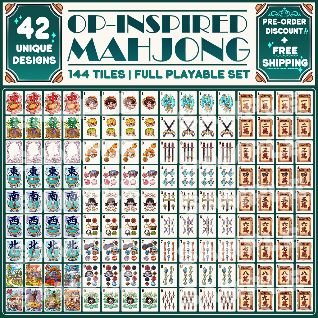 【PRE-ORDER】Mahjong Full Playable Set