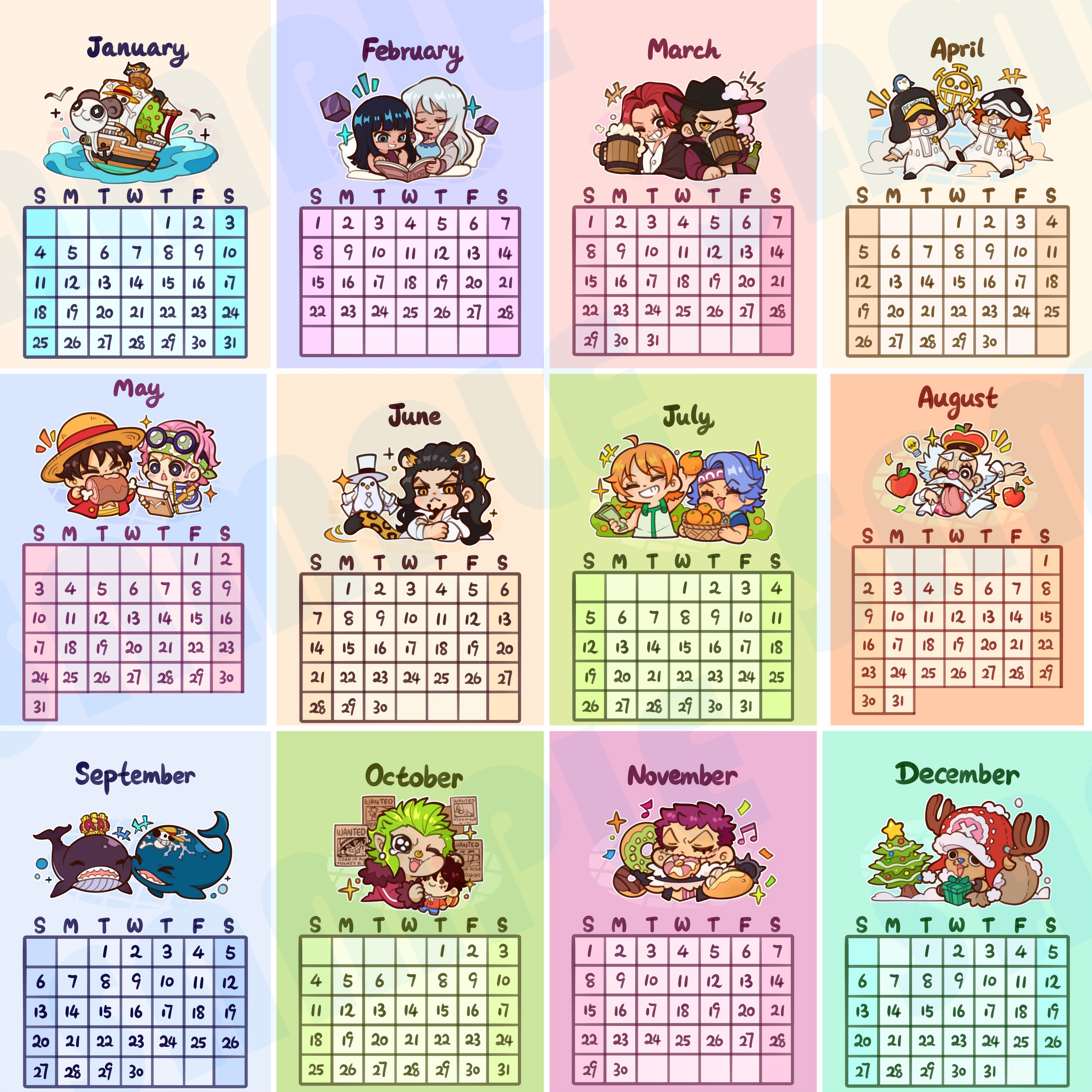 OP 2026 Digital Calendar & Monthly Planner