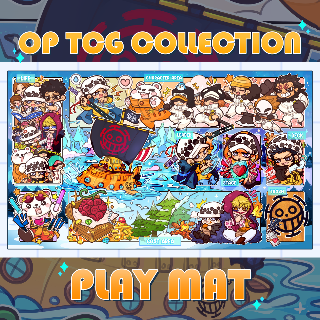 OPTCG Heart Pirates Playmat Main image