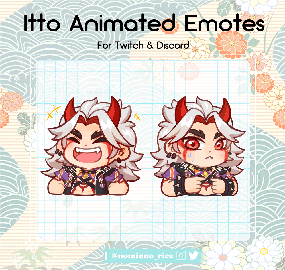 Arataki Itto Animated Emote - Nominno Main image