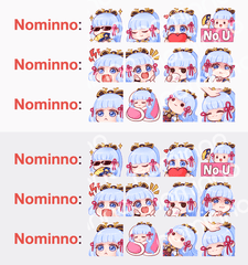 Ayaka Genshin Impact Emotes - Nominno