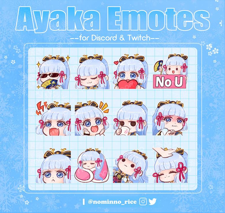 Ayaka Genshin Impact Emotes - Nominno Main image