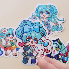 Miku & Rebecca Stickers - Nominno