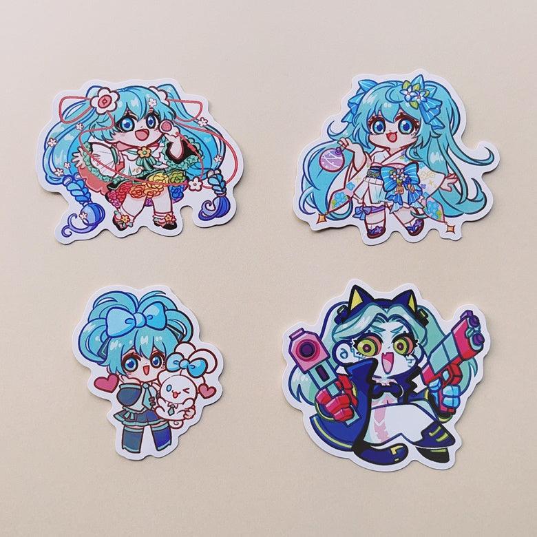 Miku & Rebecca Stickers - Nominno