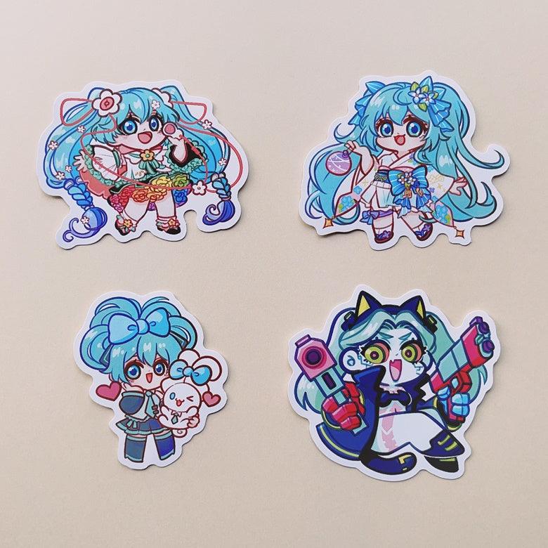 Miku & Rebecca Stickers - Nominno Main image