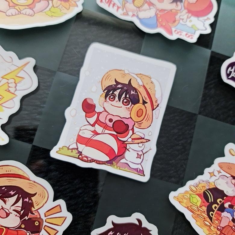 One Piece Luffy & the Mihawks Stickers - Nominno