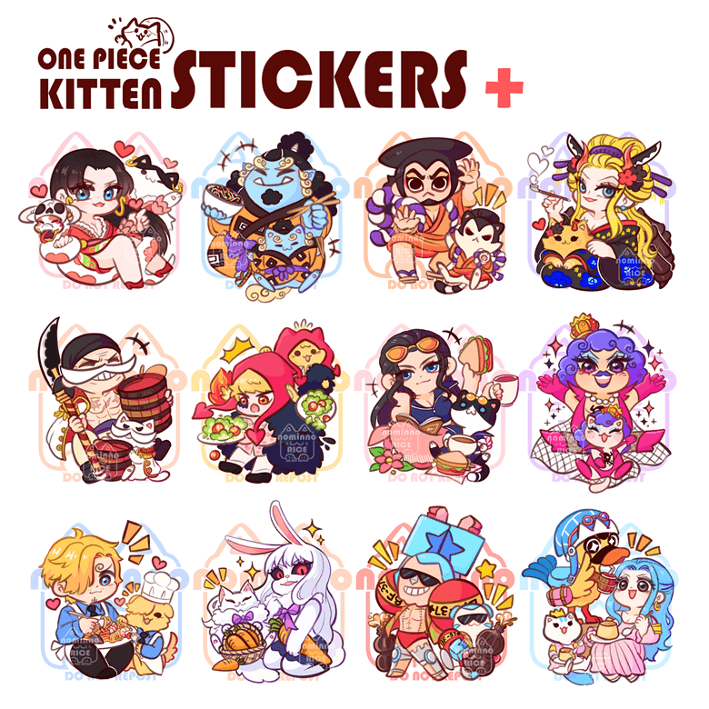 OP Kitten Stickers 2nd Wave - Nominno Main image