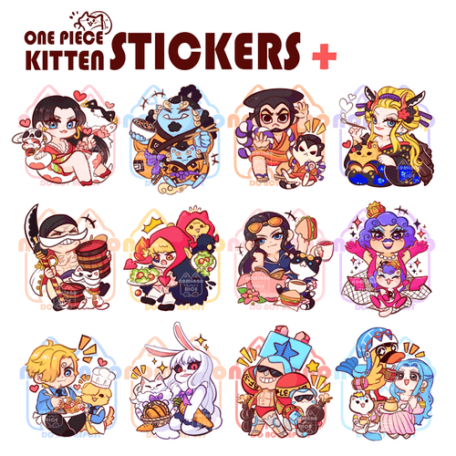 OP Kitten Stickers 2nd Wave - Nominno