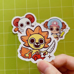 The Cuties - Merry, Sunny & Chopper Stickers - Nominno